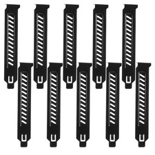 10 PCS PCI Slot Cover, Vented Covers for Computer Cases, Dust Black PC Cases price