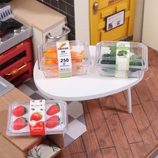 1/12 Dollhouse Mini Supermarket Vegetable Fruits Model Dollhouse Food Decoration Groenten price