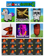 GROW a GARDEN 2 All pets All Seed All sheckles Fruit price