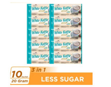 Luwak White Koffie 3 in 1 Instant Coffee - LESS SUGAR (10 Sachets) Koffie price