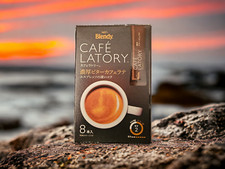 AGF Blendy Cafe Latory Stick Rich Bitter Cafe Latte 8 sticks / 72g - Japan Warme drankpoeders price