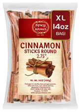 Spicy World Cinnamon Sticks 14 Oz Bag ~100 Sticks - Strong Aroma, Perfect for Ba Warme drankpoeders price