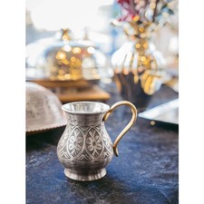 EMBROIDERED COPPER AYRAN buttermilk glass hand-embroidered,copper workmanship Ayran price