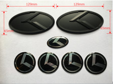 Black K logo badge emblem 7pcs/set fit KIA new Forte YD K3 2014- 2023 Badge price