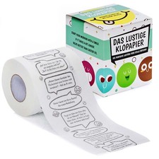 Toilettenpapier Klopapier Witze Fun Scherzartikel Geschenk Lustig Gäste WC Party Toilet Papier price
