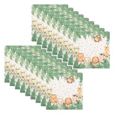 20 Pcs Party Serve Napkins Tissues Animal Forest Bathroom Paper Towels Guests Papier Towels price