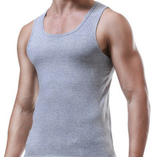 Men Tank Tops Undershirts Cotton Wife Beater Muscle Tee Bodybuilding Beach Basic Heren tank Tops / Undershirts price