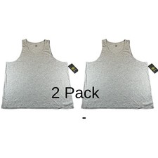 Athletic Works Mens 4XL Gray Tank Tops 2 Pack Sleeveless Undershirts NWT Heren tank Tops / Undershirts price