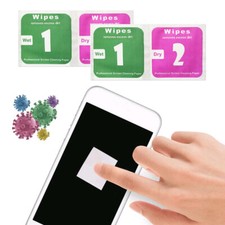 2Pcs Camera Lens Screen Cleaning Wet Wipes Dry Cloth LCD Phone Dust Removal . Wet Wipes price