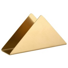 Gold Stainless Steel Napkin Holder, Modern Triangle Cocktail Napkin Dispenser Or Napkin price