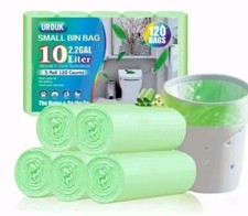 Small Trash Bags 1.8-2.2 Gallon, 120 Count Trash Bags 10 Liter, Extra Strong... Trash Tassen price