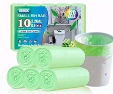 Small Trash Bags 1.8-2.2 Gallon, 120 Count Trash Bags 10 Liter, Extra Strong... Trash Tassen price
