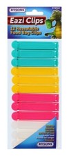 12x Food Bag Clips resealable Storage Bag Clips Fridge bag sealing Clips Pegs Refrigerator Tassen price