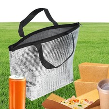 Aluminum Foil Insulation Bag Reusable Cooler Bag Food Bento Pouch Insulated Aluminum Foil price