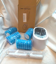 Flip Toilet Brush Set Ceramic White w/32 Brush Heads Toilet Set price
