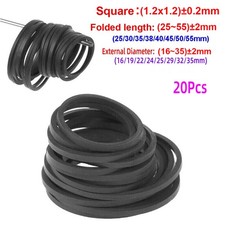 1.2mm Universal Mix Rubber Square Belts Tape for CD DVD Player Replacement 20pcs CD & DVD Drives price