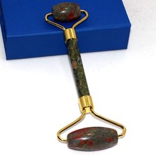 Unakite Energy Healing Crystal Face Roller and Gua Sha 6cm JW Massage apparaten price
