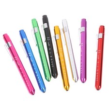 LED Flashlight Work Light First Aid Pen Light Torch Lamp Pupil Gauge Measuremexb Flashlight price