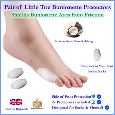 UK 1 Pair Toe Bunionette Little Toe Bunion Protector Foot Care Toe Gel Guard Foot Verzorging price