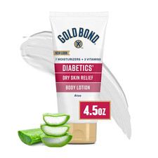 Gold Bond Diabetic Body Lotion, Dry Skin Relief with Vitamin E & Aloe to Soothe Moisturizers price