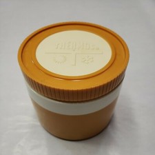 Vintage THERMOS King-Seeley MODEL 1155/3 Insulated JAR 8oz Soup Yellow/White Liquid & Voeding Thermos price