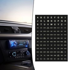 Car Accessories Centre Console Luminous Stickers Button Decal Sticker Universal Consoleaccessoires price