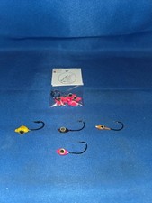 Reel Nautical Hand Made Jig Heads Snapper Snacks 1/32, 1/16, 1/8 oz 4 colors 5PC Vissen Reel (Jig) price