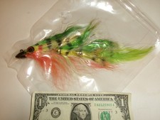 Unknown 10" Cone Jig Head Musky Muskie Fly Rod Lure Fishing - New Vissen Rod (Jig) price