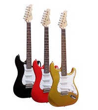 ELEKTROGITARRE - E GITARRE - VERSCHIEDENE FARBEN - MASSIVHOLZ - ZUBEHÖRKABEL MSA Elektrische Guitars price