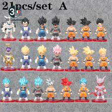 8-21 Pz/Lotto Dragon Ball Mini Figura Super Saiyan Goku Vegeta Action Figures DB Action Figures price