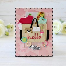 Baby diaper bag Metal Cutting Dies Diy Scrapbooking Embossing Paper Card Crafts Babyluier price