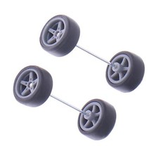 1/64 Scale Alloy Wheels and Tires Set for RC Vehicles with Wheel Rim Accessories RC-voertuigen price