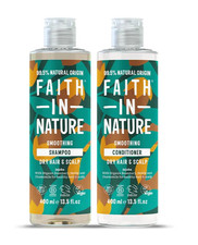 Faith In Nature Smoothing Shampoo + Conditioner Jojoba 400ml Duo Pack Set Shampoo en Conditioner price