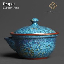 Ceramic Gaiwan Teapot Blue Chinese Tea Bowl with Lid Tea Makers 170ml Theezetters price
