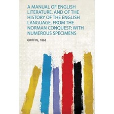 Manual of English Literature, and of the History of the -  NEW Griffin 2020 English Literatuur price