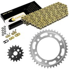 Gold O-Ring Drive Chain & Sprockets for Kawasaki VN800 Vulcan 800 Drifter 99-06 Goud Ring price