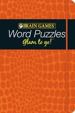 Brain Games - Glam to Go! Word Puzzles (orange cover) Brain spellen price