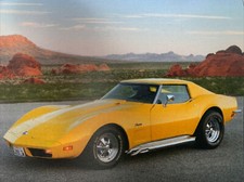 1973 Chevrolet Corvette Stingray Antique Car Fridge Magnet 3.5''x2.75'' NEW Fridge Magnet price