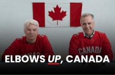 ELBOWS UP CANADA MARK CARNEY & MIKE MYERS FRIDGE MAGNET 5" x 3.5" Fridge Magnet price