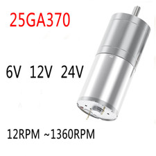 1x DC 6V 12V 24V Getriebemotor 25GA370 Elektrische Getriebemotor Hohe Drehmoment Elektrische Motor price