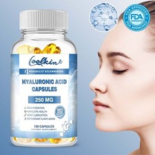 Hyaluronic Acid Capsules 250mg-Gluten Free,Anti-Aging,Skin Hydration,Skin Health Anti-Aging price