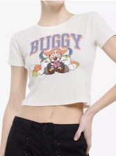 One Piece Buggy Girls Baby T-Shirt Women’s Size Small White Graphic Tee Baby T-shirt price