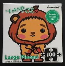 Re-marks Wizard of Oz 100 Large Piece Puzzle Cowardly Lion  NEW Puzzle & Accessoires price