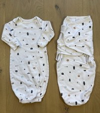 Baby Sleep Wrap & Gown SwaddleMe Matching Sleep Set Sleepsack 0-3M Small Bear Baby Sleep Set price