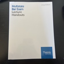 2023 Themis Bar Review Multistate Essay Exam Lecture Handouts (MBE Workshops) Essay - Review price