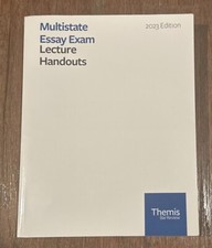 2023 Themis Bar Review Multistate Essay Exam Lecture Handouts (MBE Workshops) Essay - Review price