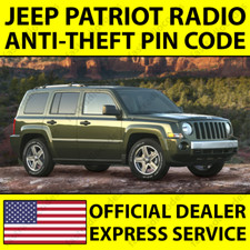 ✅JEEP PATRIOT CAR RADIO ANTI-THEFT UNLOCKING PIN CODE FOR ALL MODELS✅ Models price