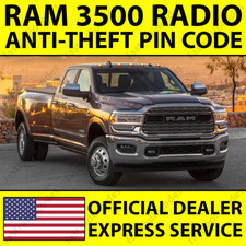 ✅RAM 3500 CAR RADIO ANTI-THEFT UNLOCKING PIN CODE FOR ALL MODELS✅ Models price