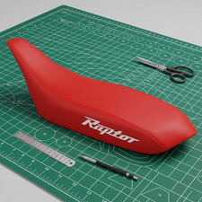 Yamaha Raptor 660 Raptor 660R 2001 To 2004 Models Red Vinyl Seat Cover Models price