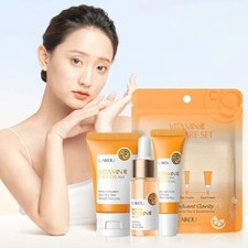 3pcs/set LAIKOU Vitamin C 24K Golden Sakura Skin Care Sets Face Cream Serum Eye Gezicht Verzorging Sets price